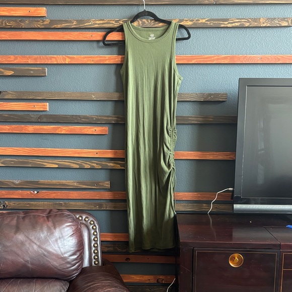 Aerie Olive Green Maxi Dress - Picture 1 of 4
